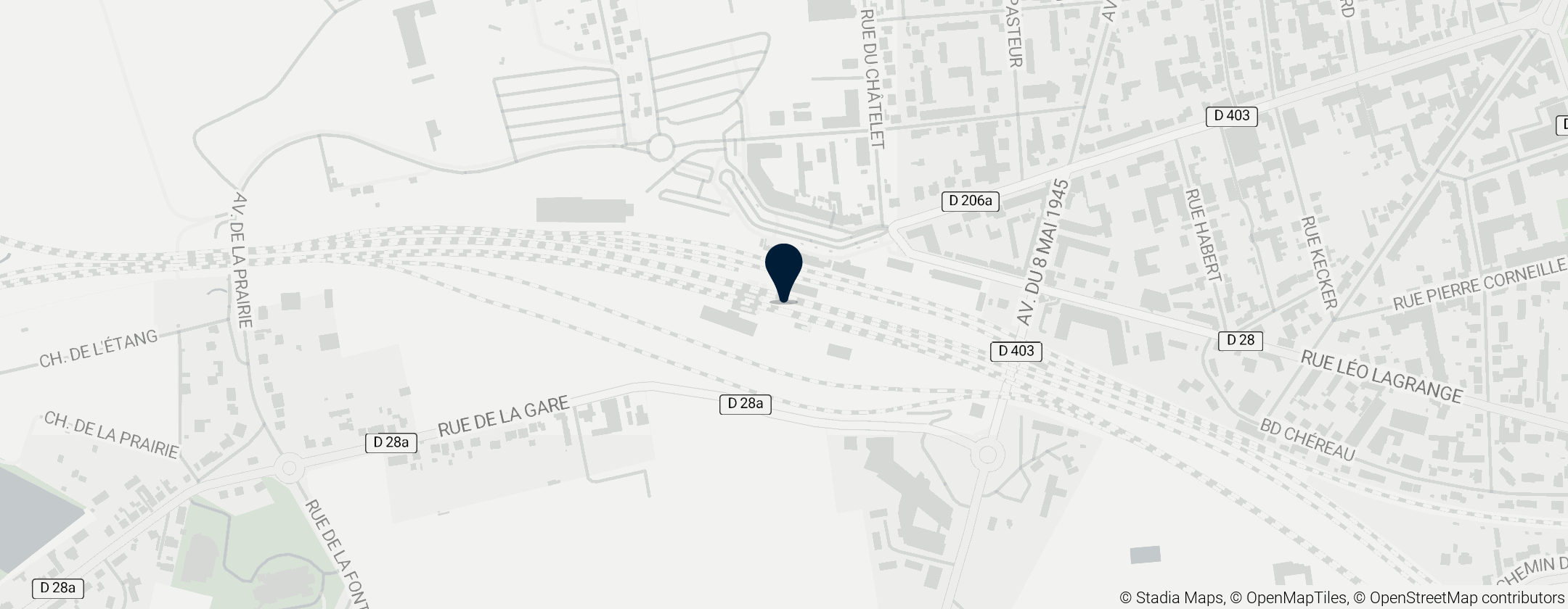 Map of Gare de Montereau