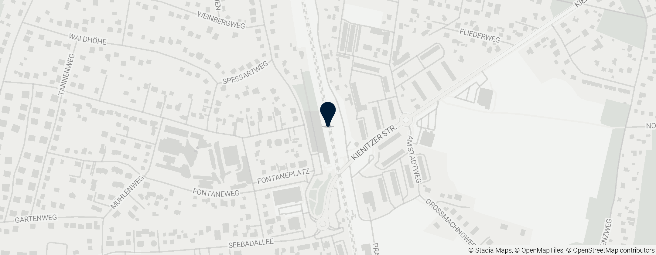 Map of Rangsdorf railway station