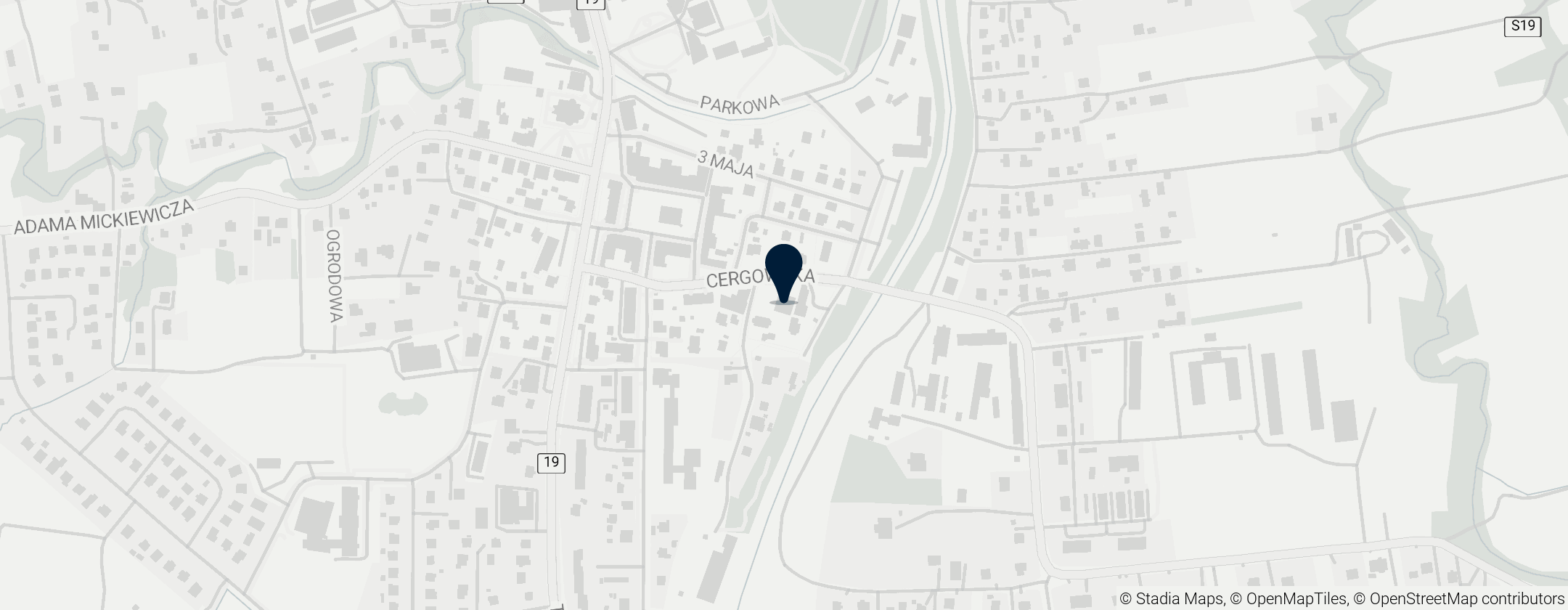 Map of Nowa Synagoga w Dukli