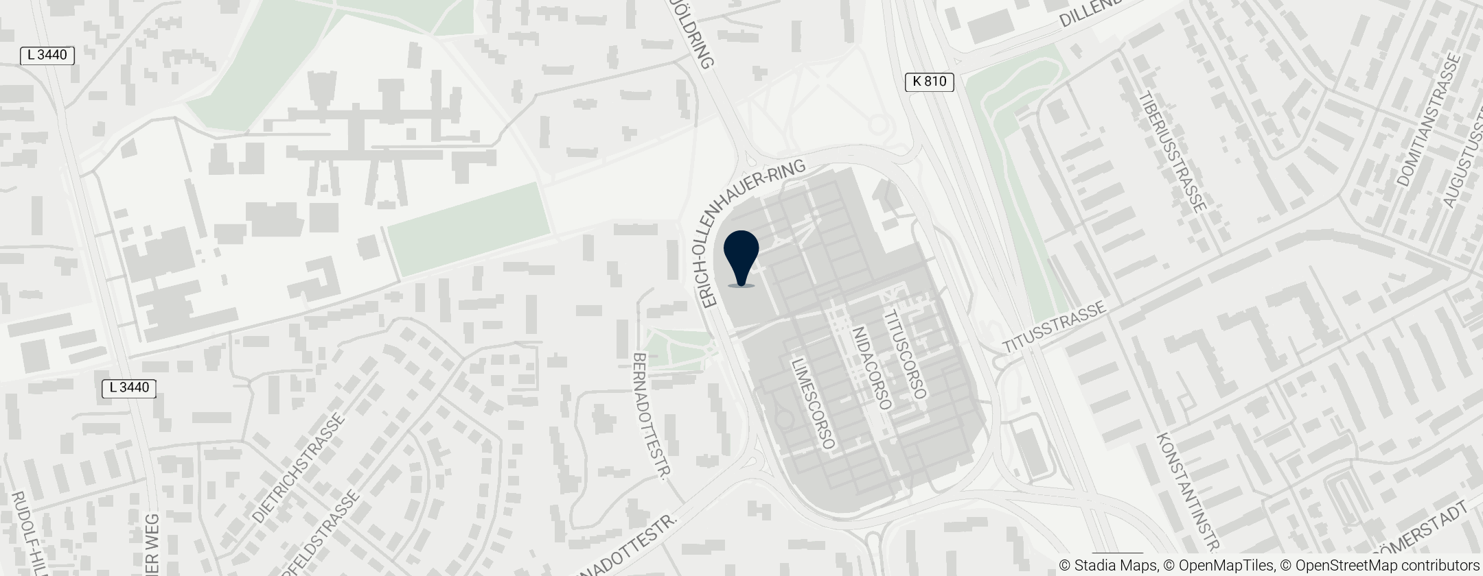 Map of Titus Thermal Baths