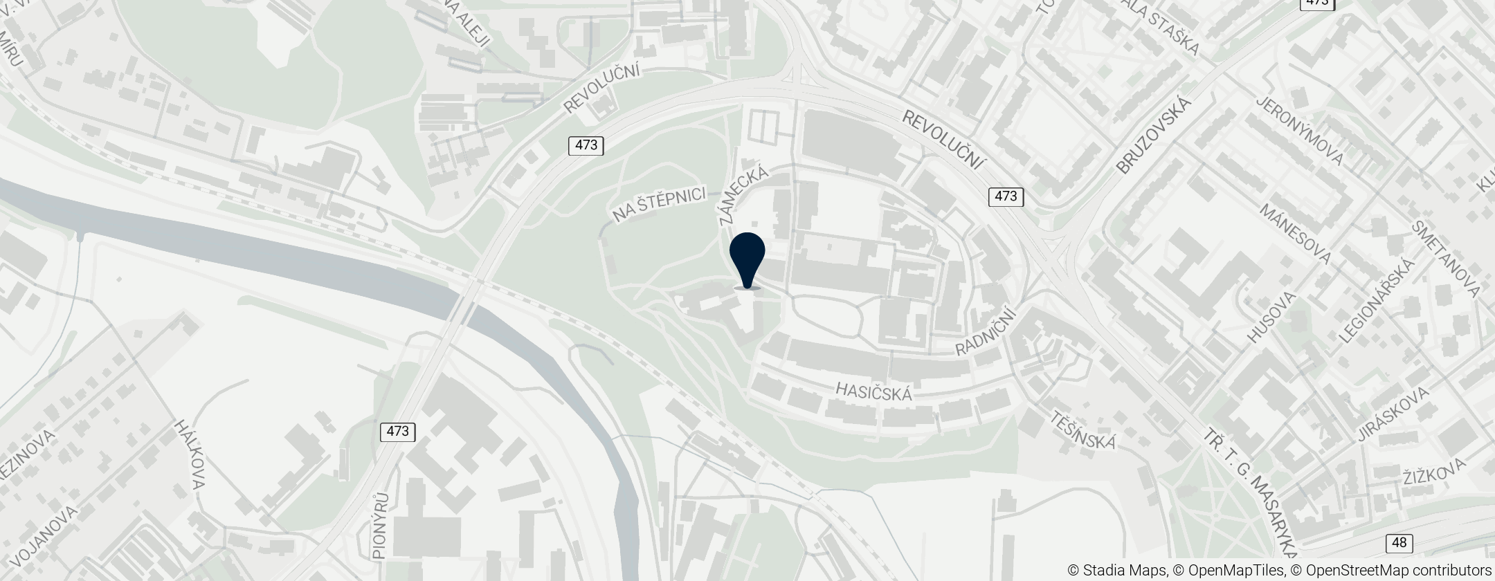 Map of Zámek ve Frýdku-Místku, Muzeum Beskyd