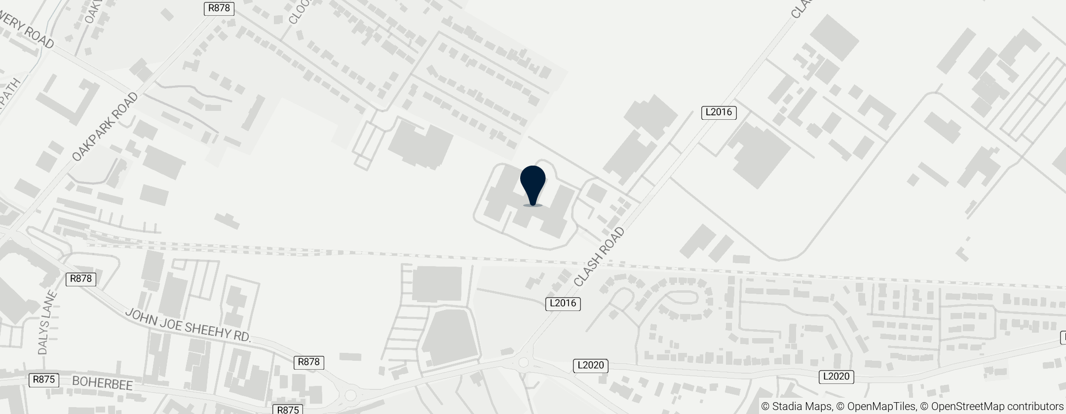 Map of MTU Tralee South Campus
