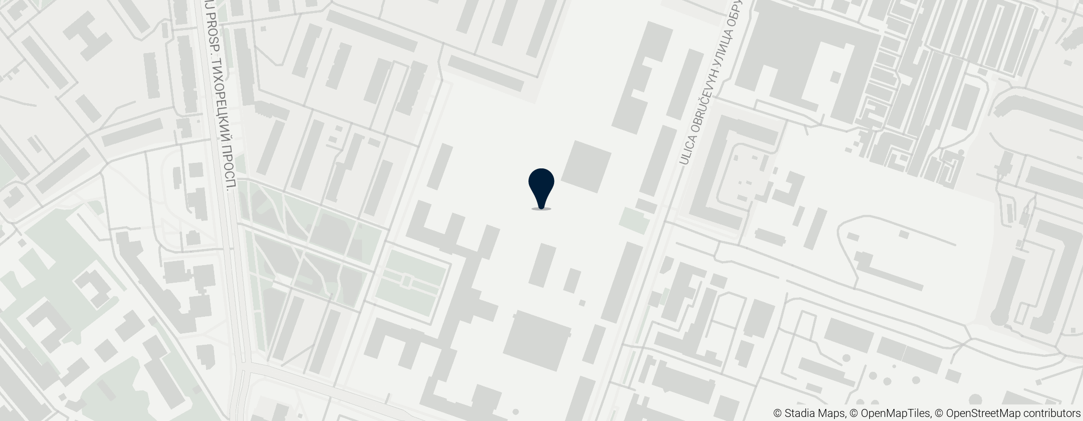 Map of Budyonny Military Academy of the Signal Corps