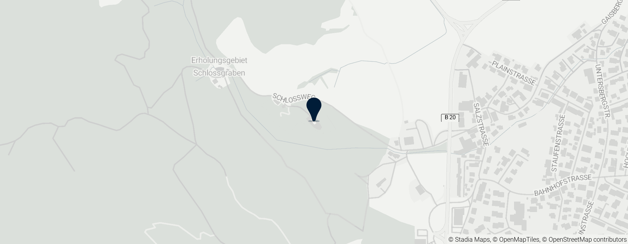 Map of Schloß Staufeneck