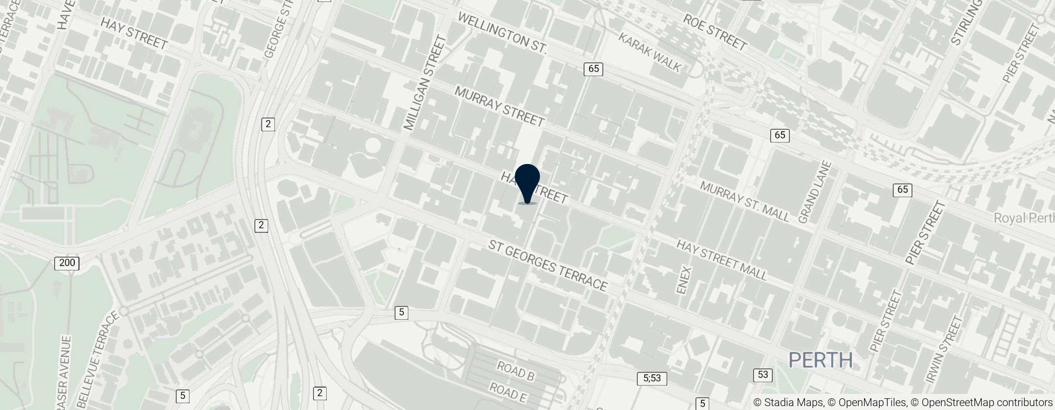 Map of His Majesty's Theatre