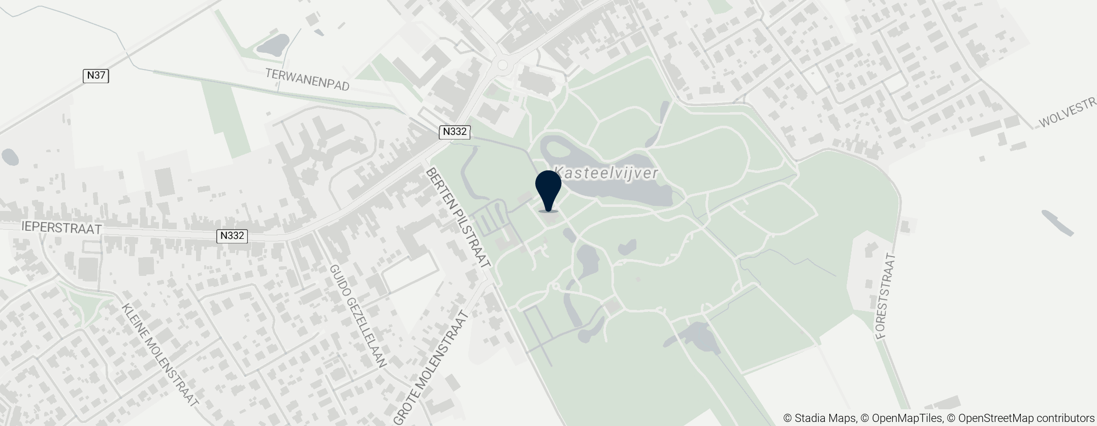 Map of Memorial Museum Passchendaele