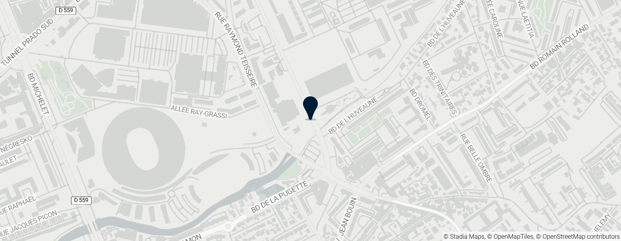 Map of Sainte-Marguerite Dromel