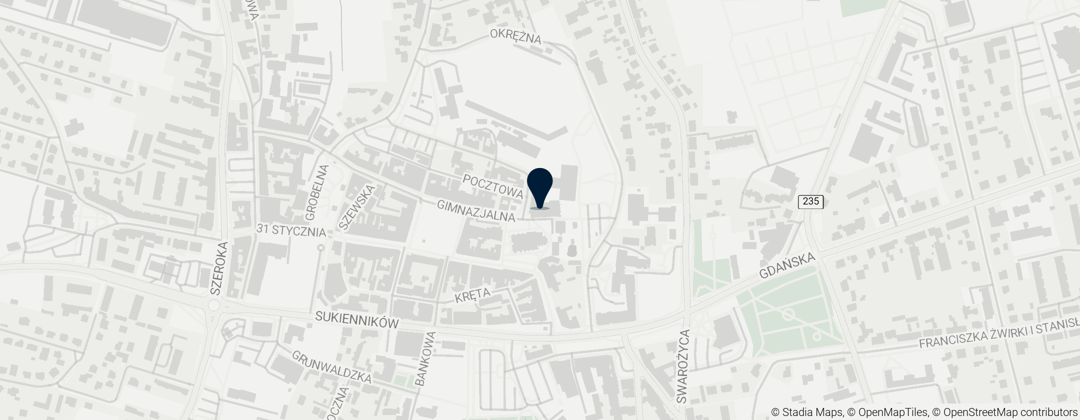 Map of Kościół Zwiastowania Najświętszej Maryi Panny w Chojnicach