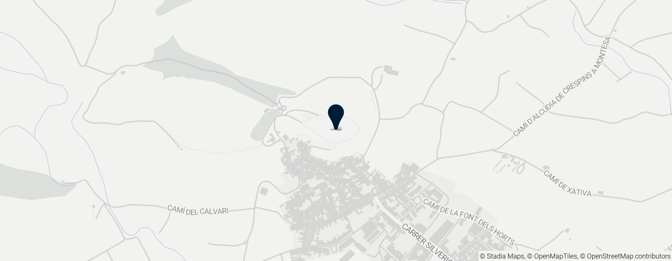 Map of Castillo de Montesa