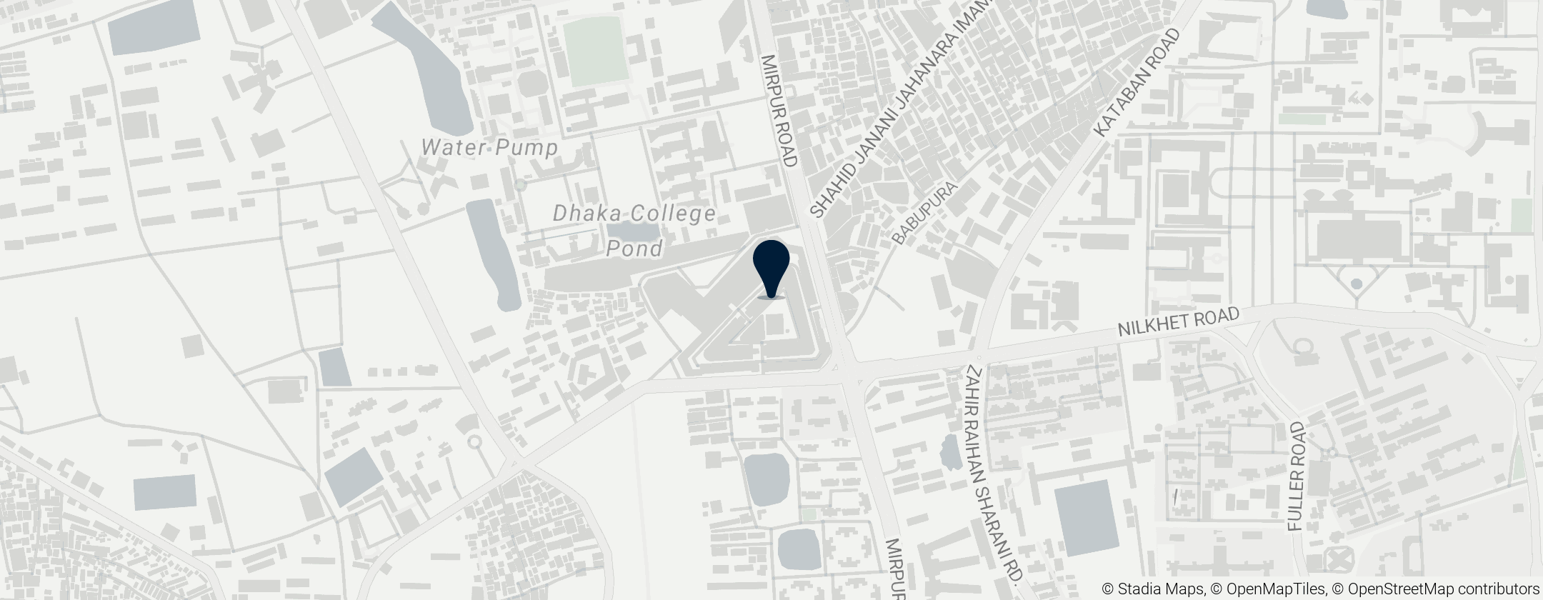 Map of Dhaka New Market