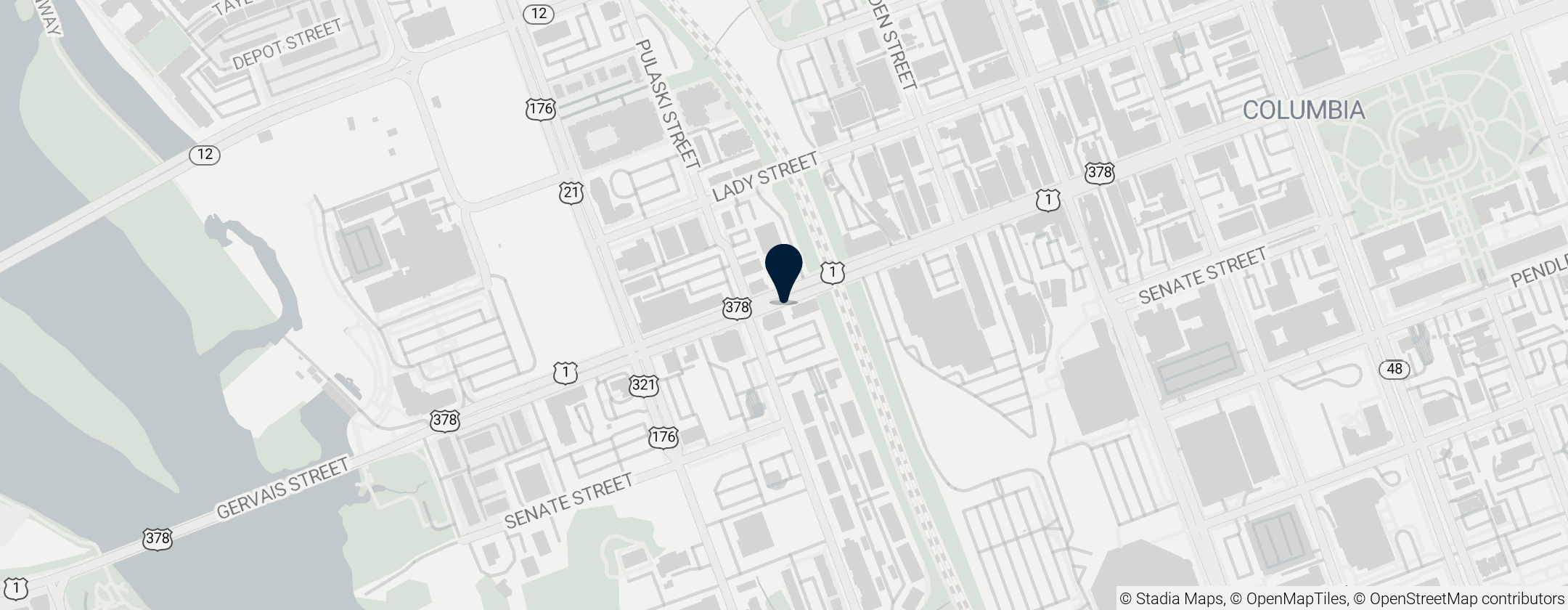 Map of Gervais & Vine