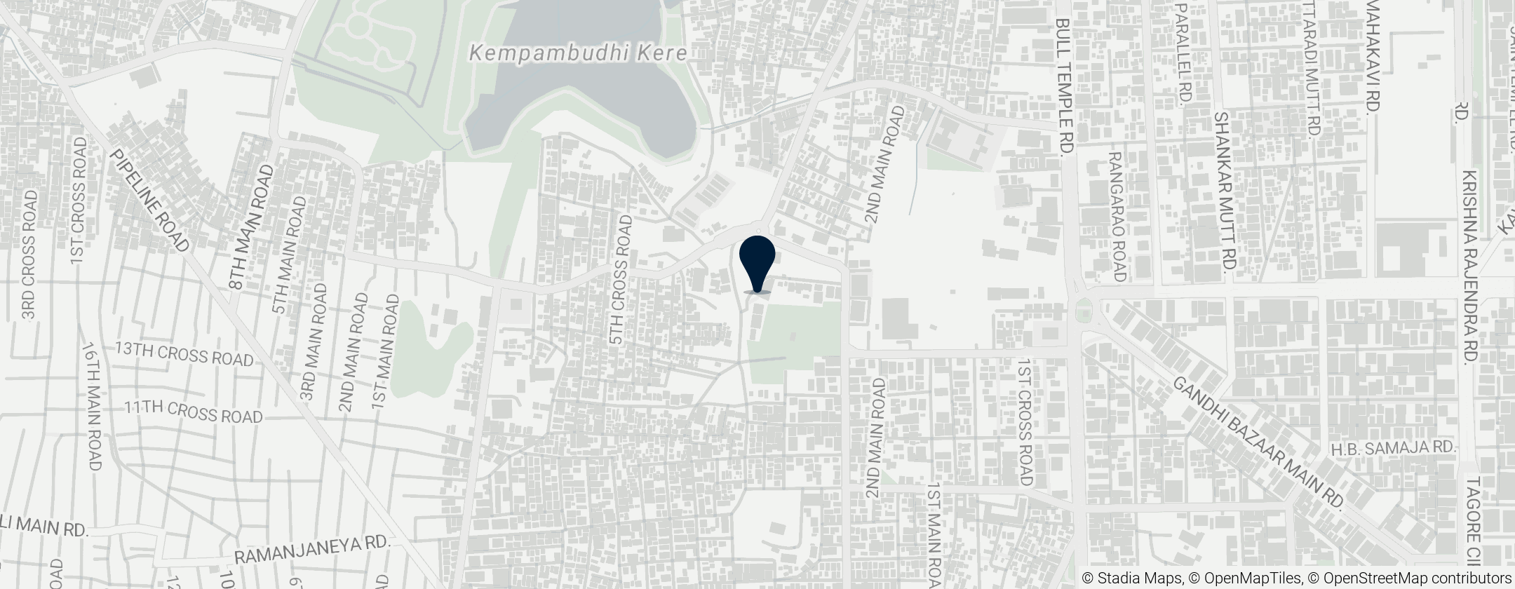 Map of Sri Gavigangadhareshwara Swamy Temple