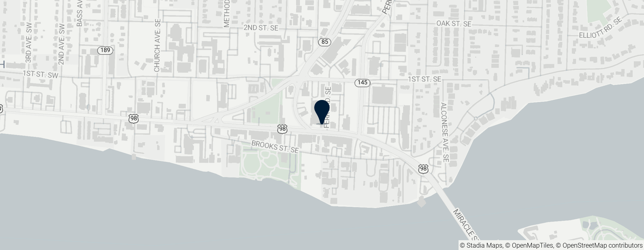 Map of Indian Temple Mound Museum