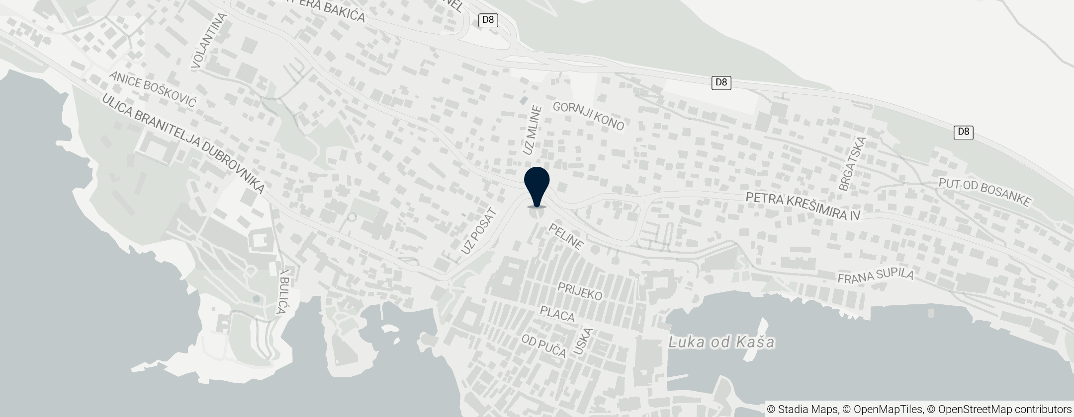 Map of Minčeta Tower