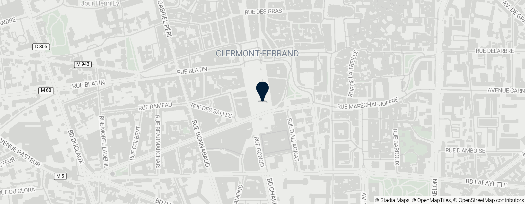 Map of Magnolia grandiflora