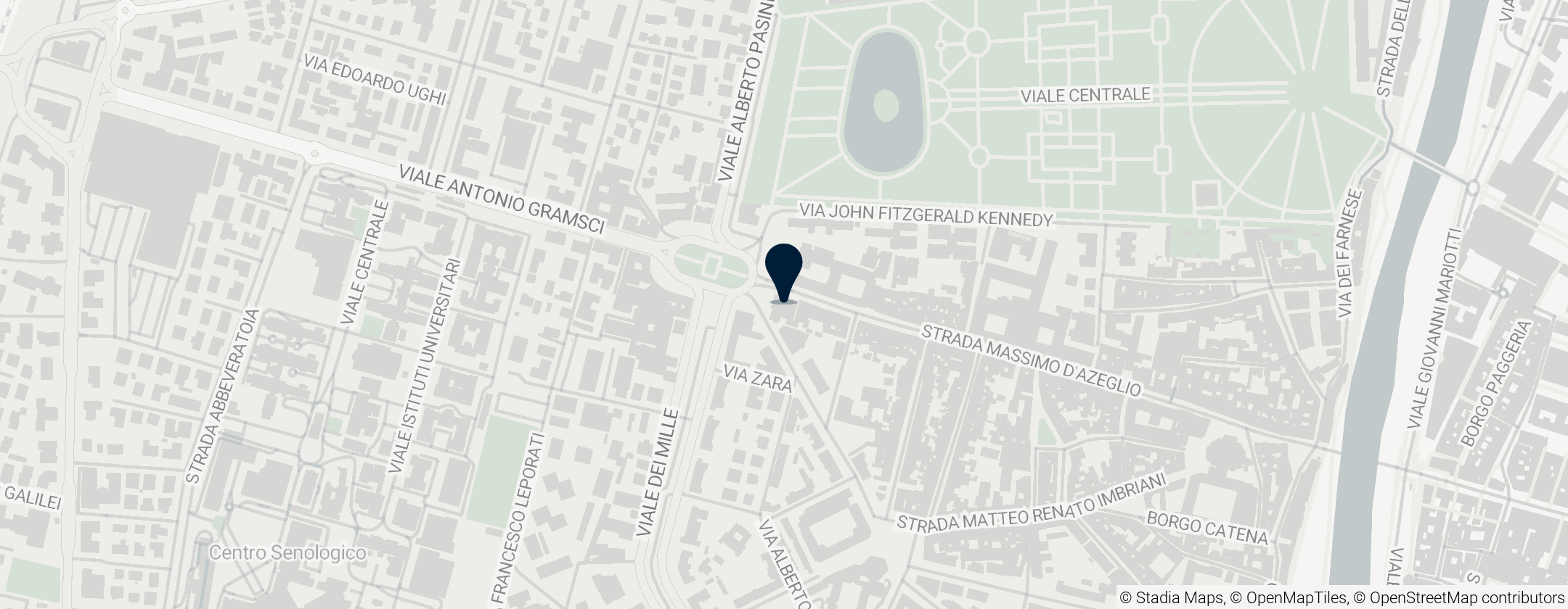 Map of Santa Croce, Parma