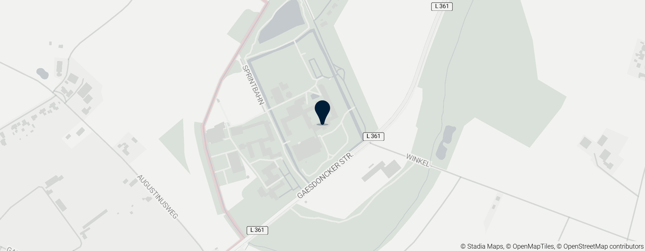 Map of Stiftskirche Gaesdonck