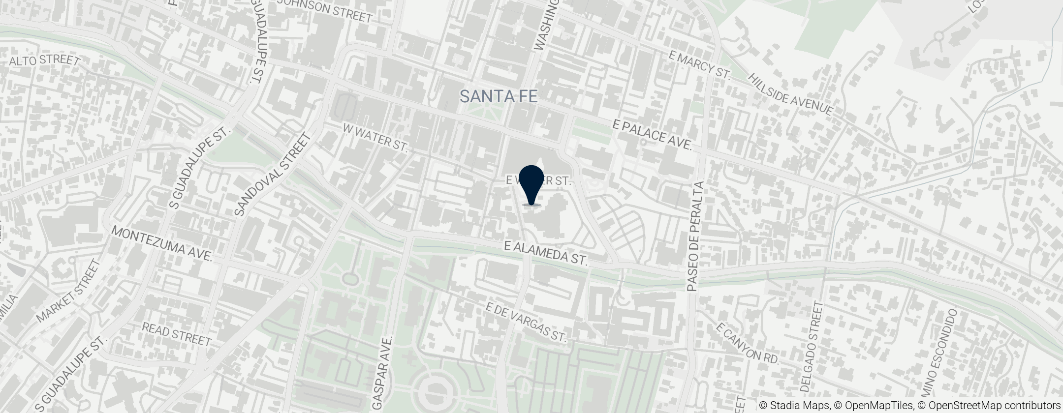 Map of Loretto Chapel