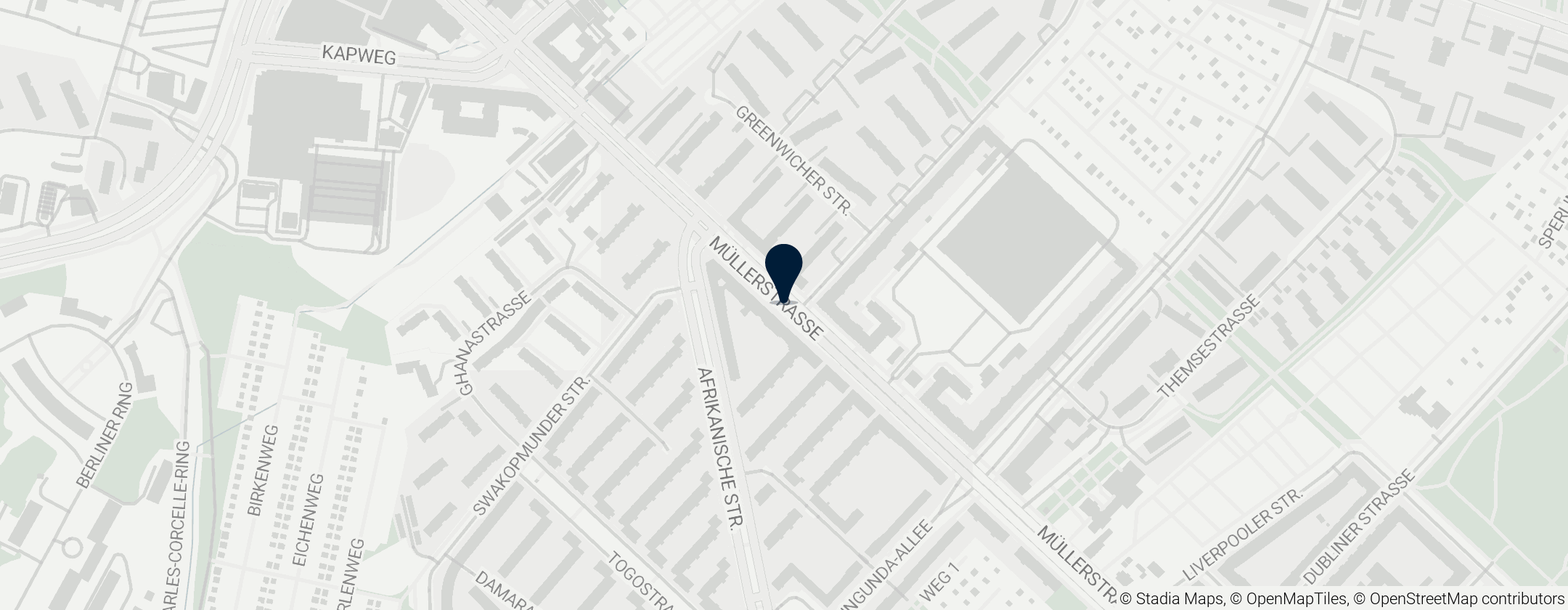 Map of Afrikanische Straße