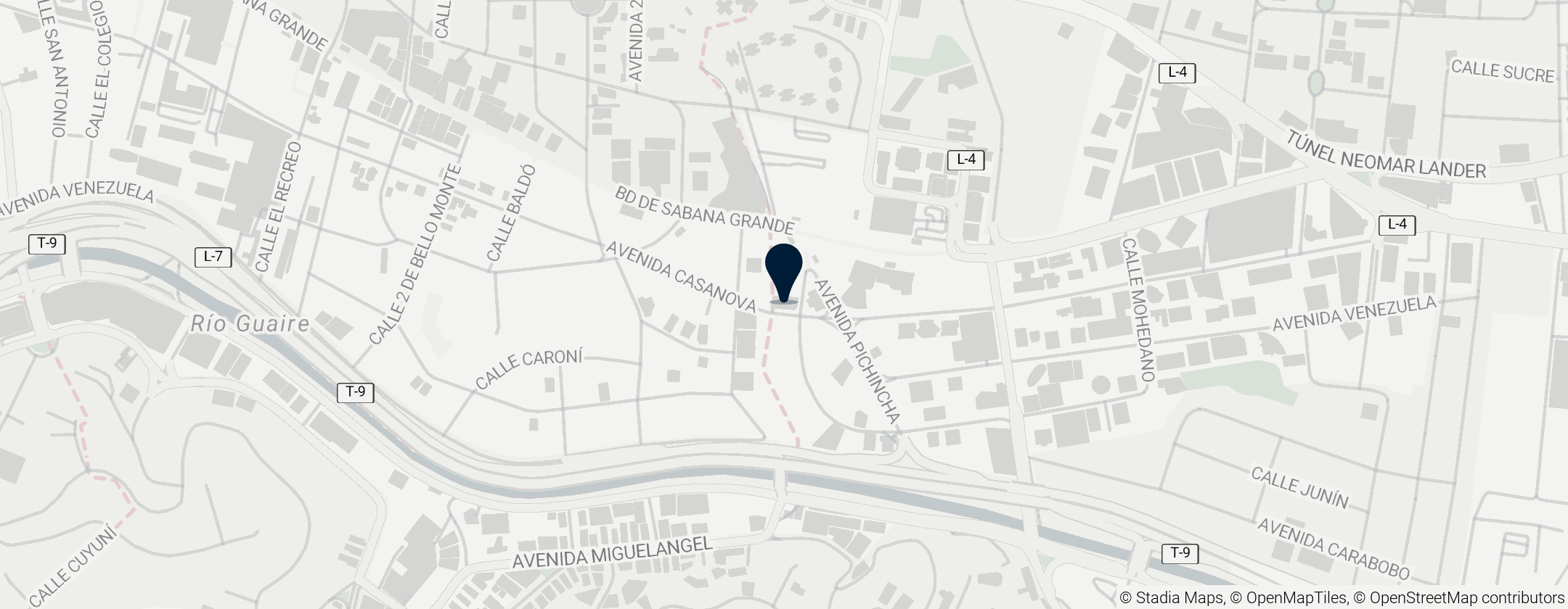 Map of Notaría Pública Quinta del Municipio Chacao