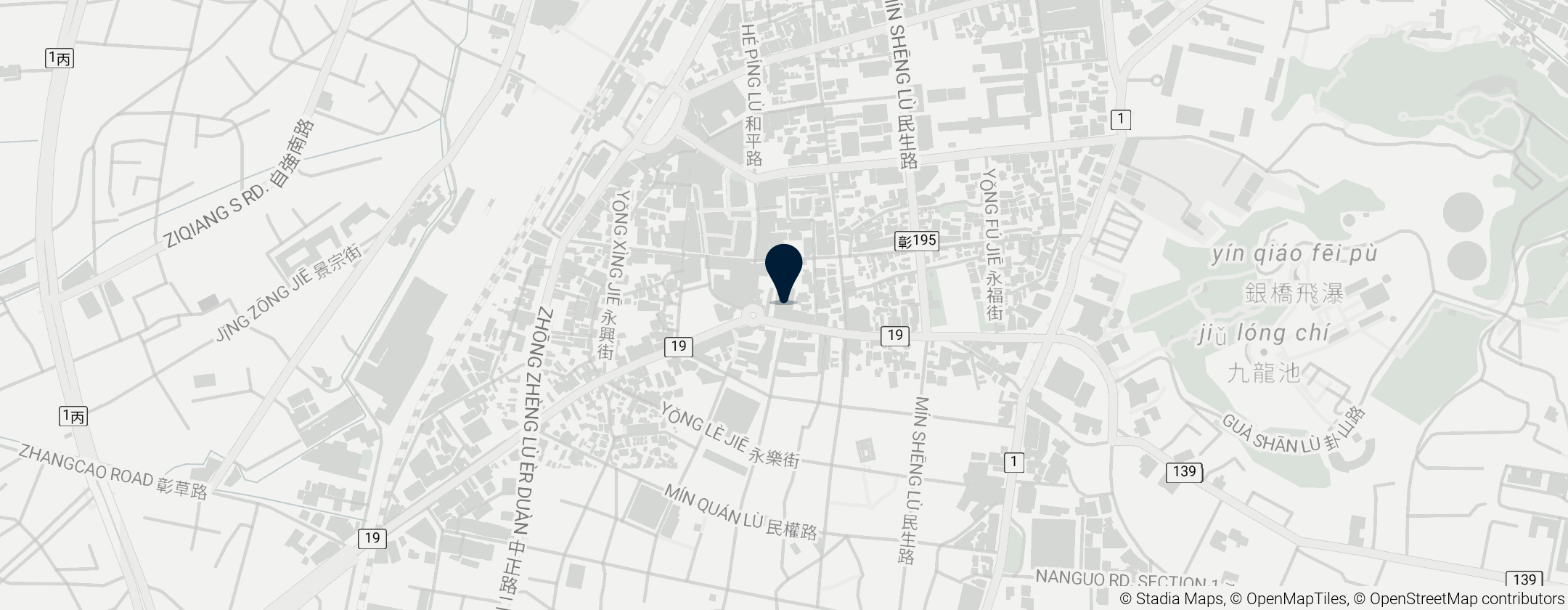 Map of Kaihua Temple