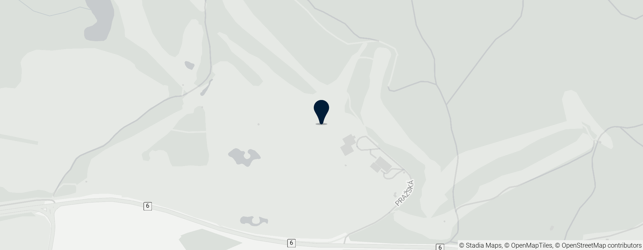 Map of Golf Resort Karlovy Vary