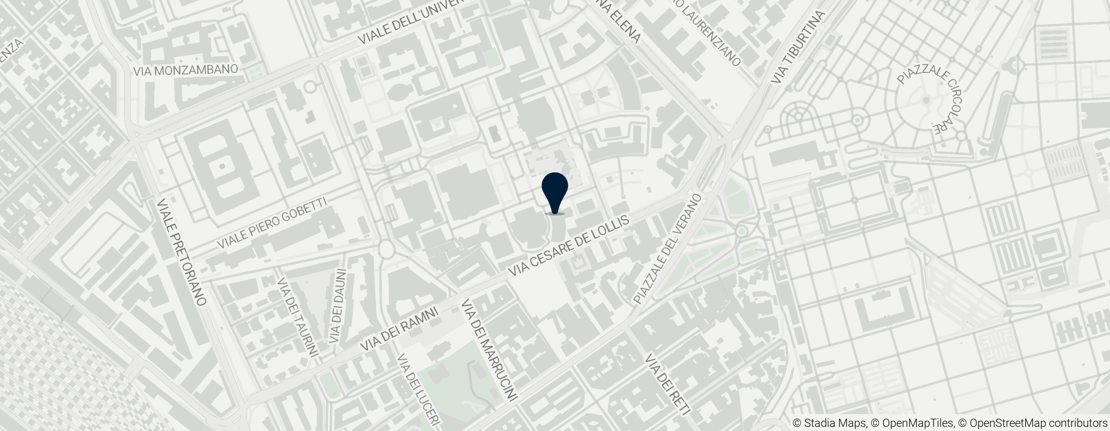 Map of Museo di Fisica