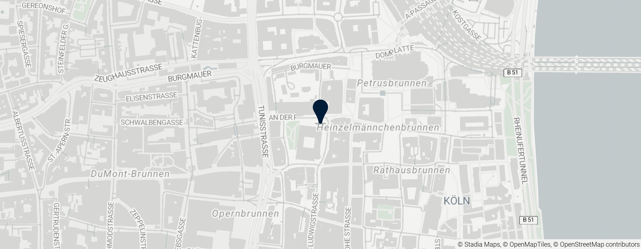 Map of Ferdinand Franz Wallraf