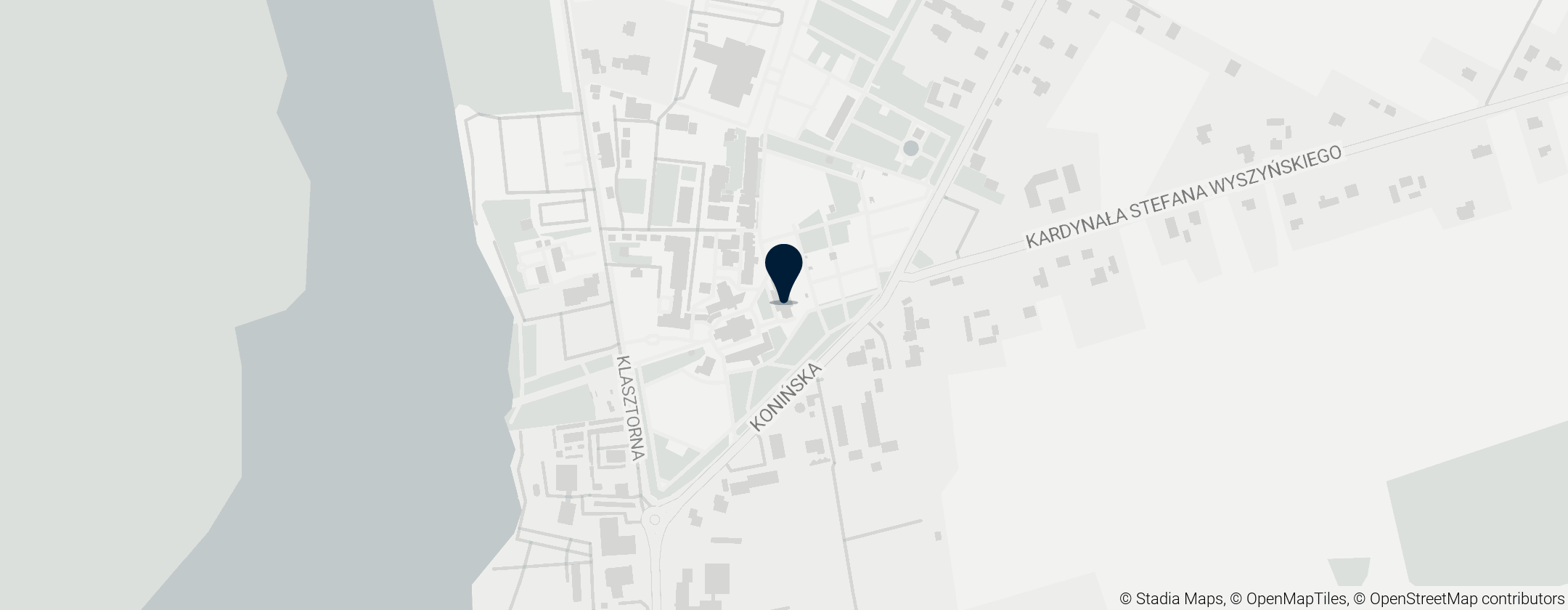 Map of Kościół Matki Bożej Częstochowskiej w Licheniu Starym