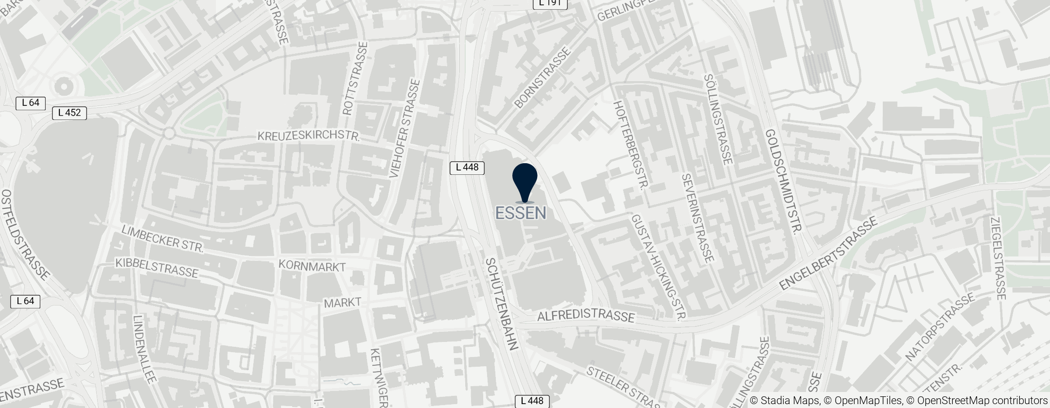 Map of Town Hall Essen