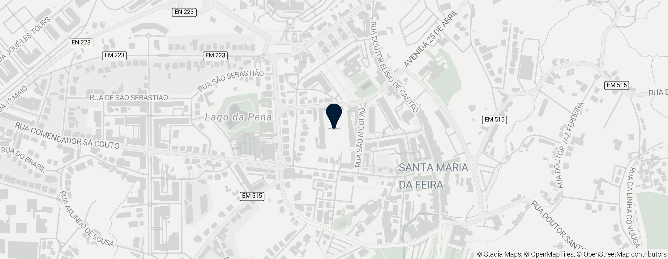 Map of Estádio Marcolino de Castro