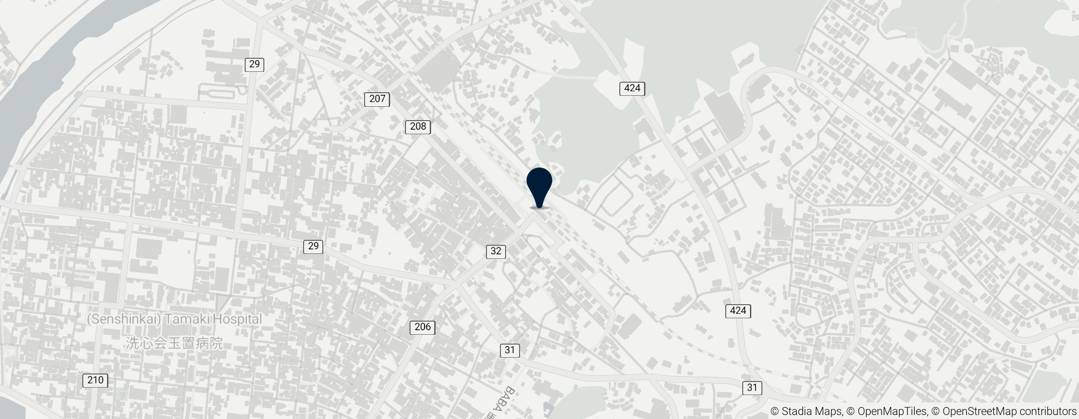 Map of Kii-Tanabe Sta.