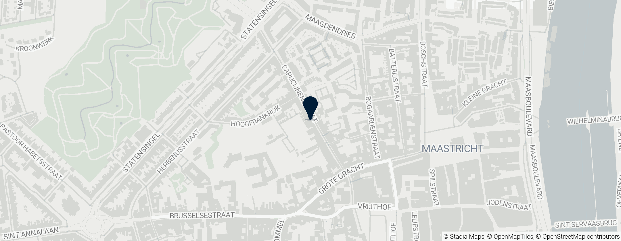 Map of Marres Centre for Contemporary Culture