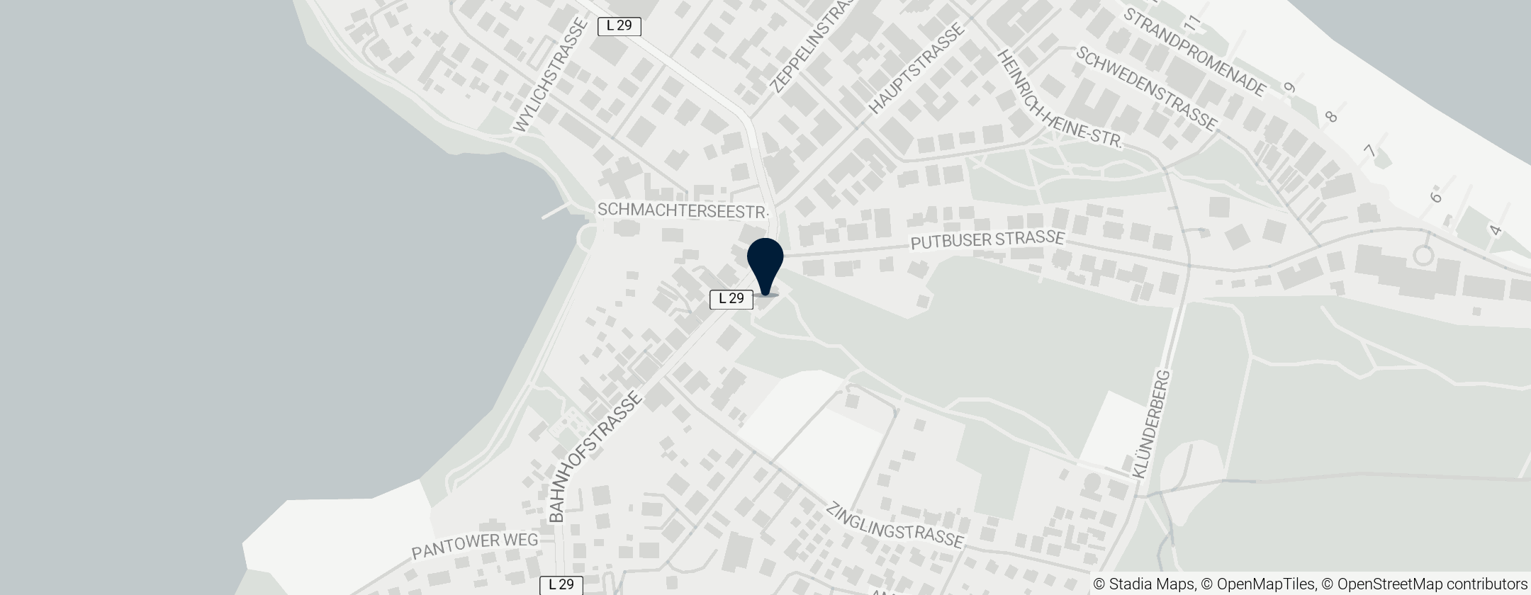 Map of Evangelische Kirche Binz