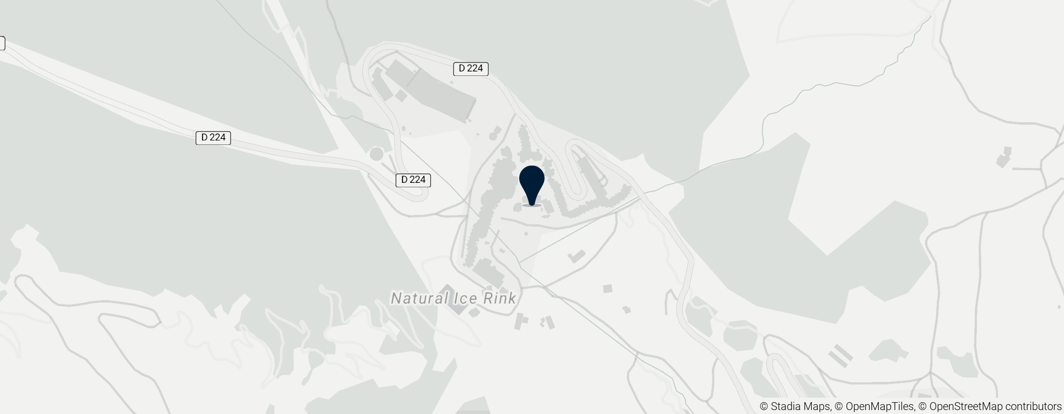 Map of Magic Pool - Swimming Pool of Plagne Bellecôte