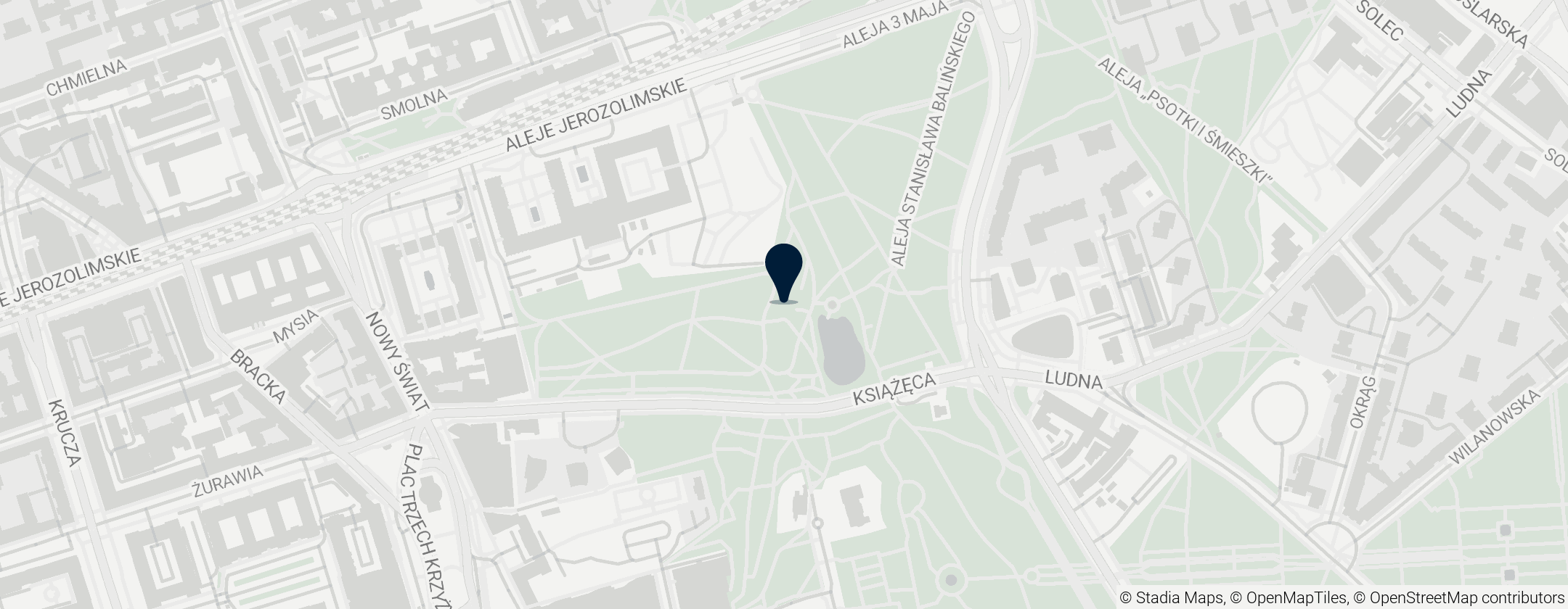 Map of Elizeum w Warszawie