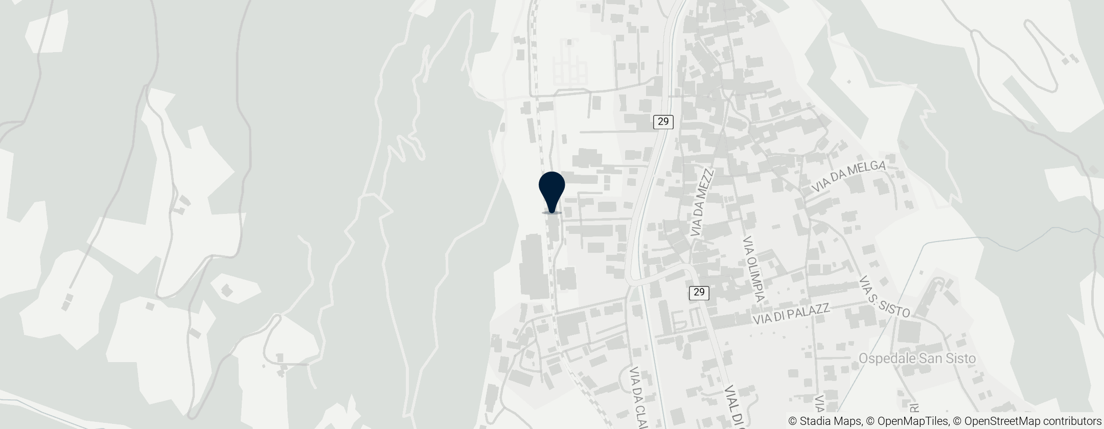 Map of Poschiavo railway station