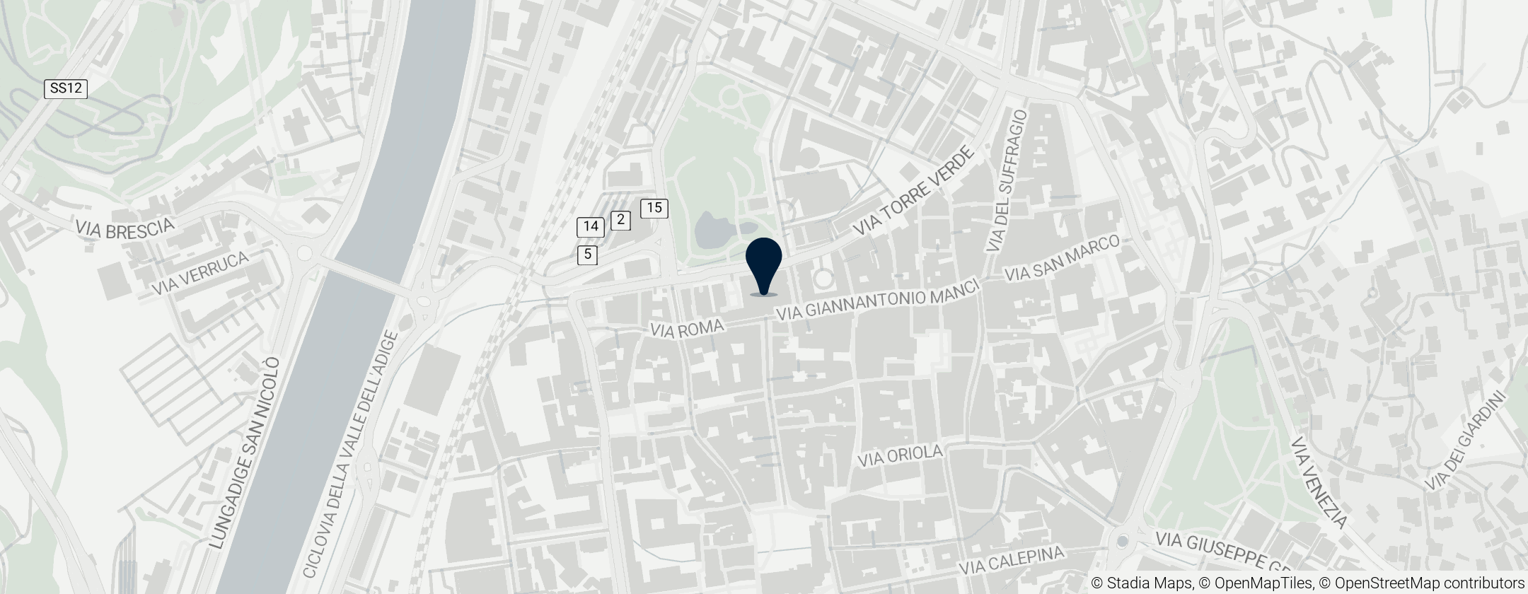 Map of chiesa di San Francesco Saverio