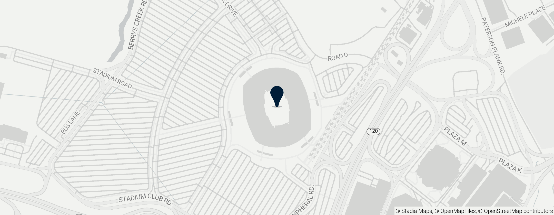 Map of MetLife Stadium