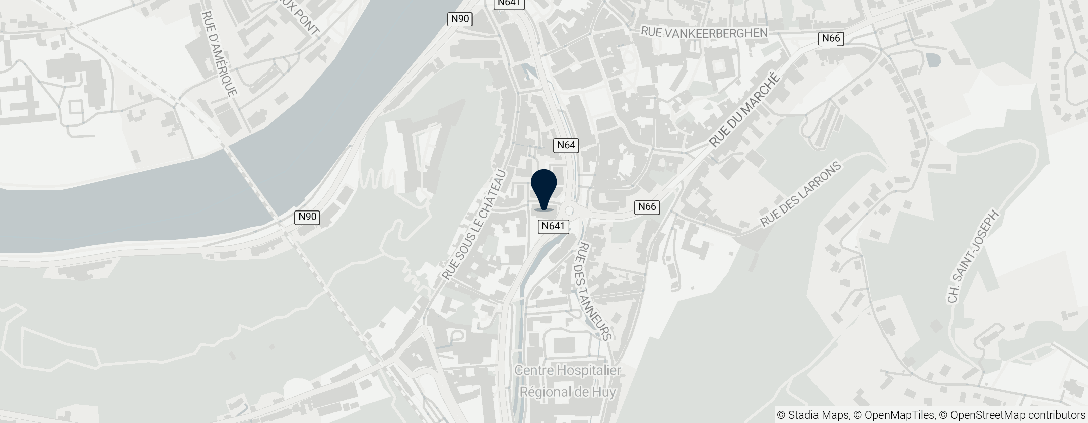 Map of Église Saint-Rémy de Huy