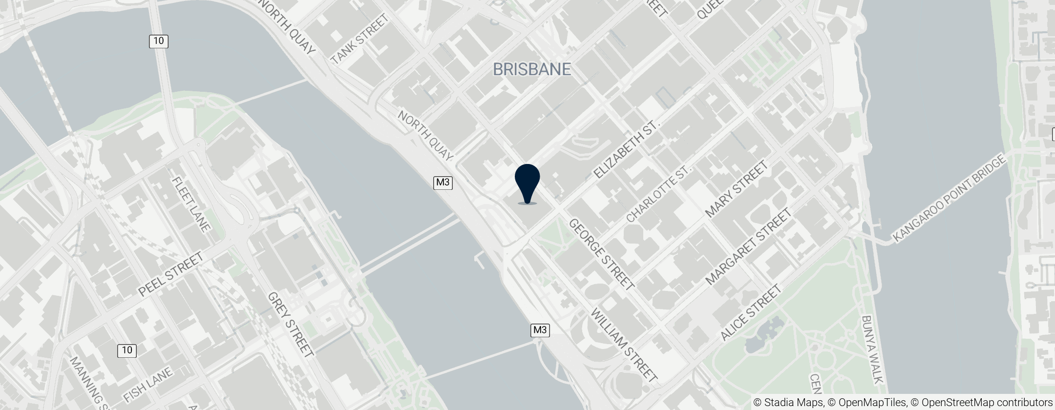 Map of Treasury Casino