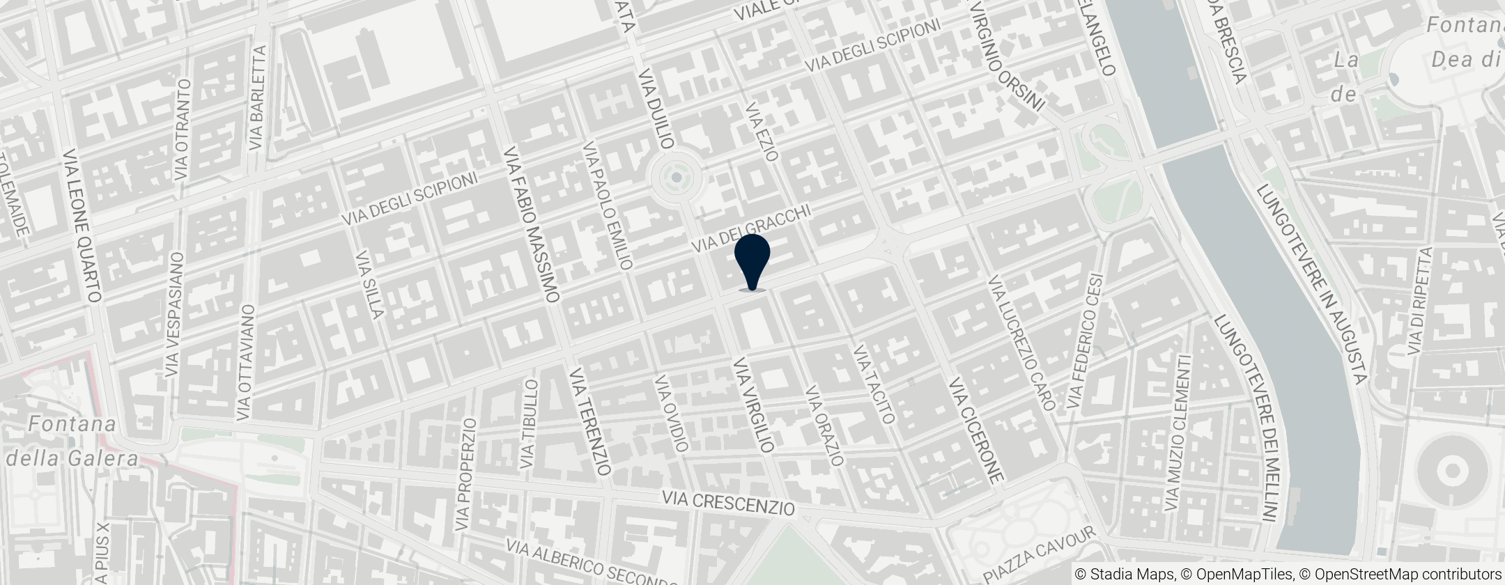 Map of Via Cola di Rienzo