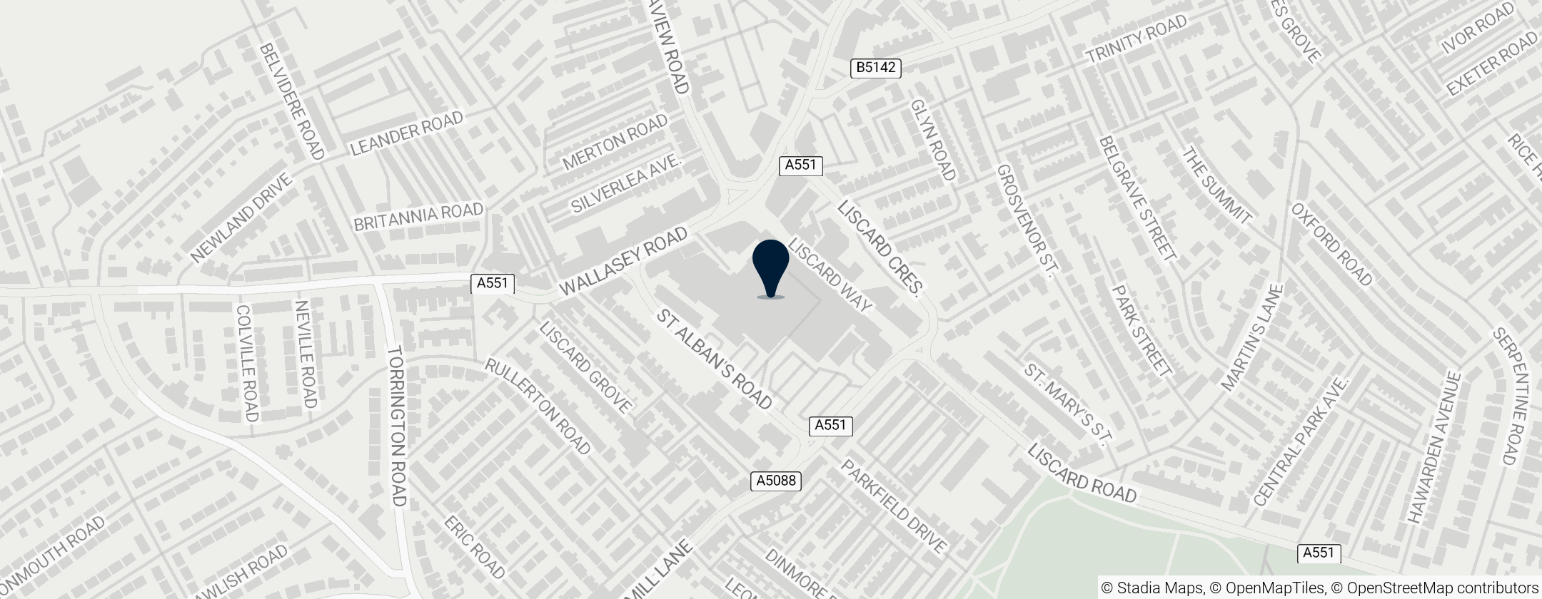 Map of Cherry Tree Centre