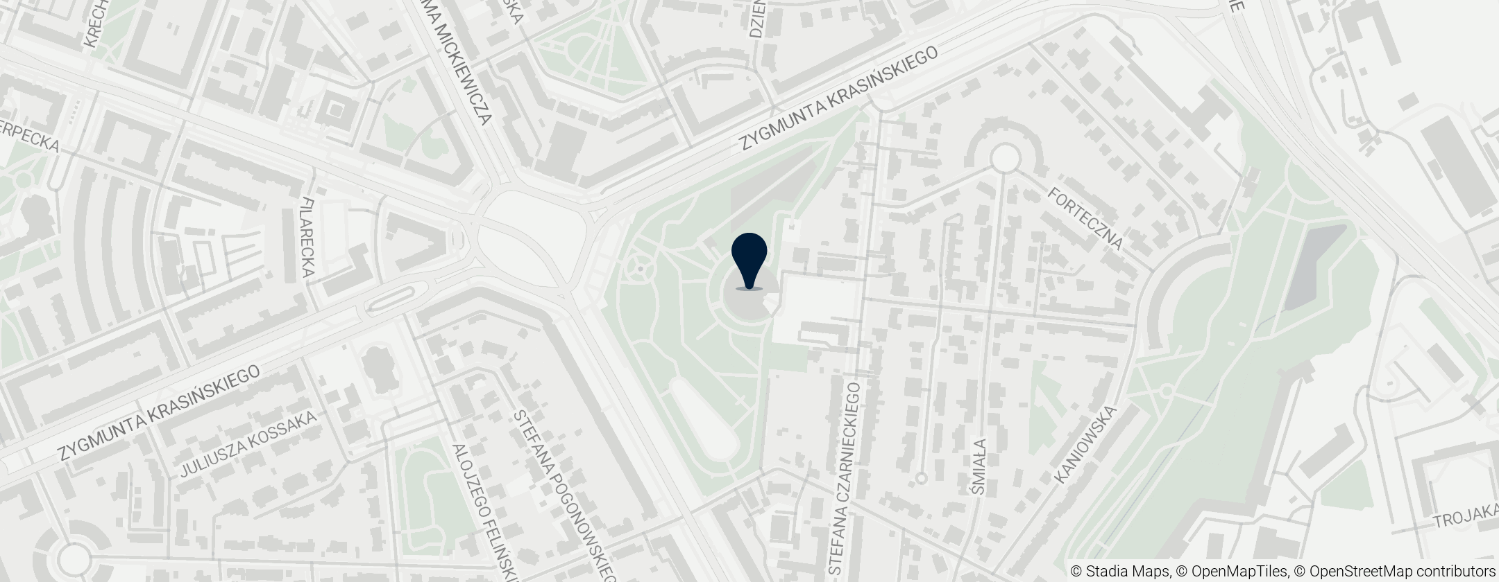 Map of Fort Sokolnickiego Cytadeli Warszawskiej