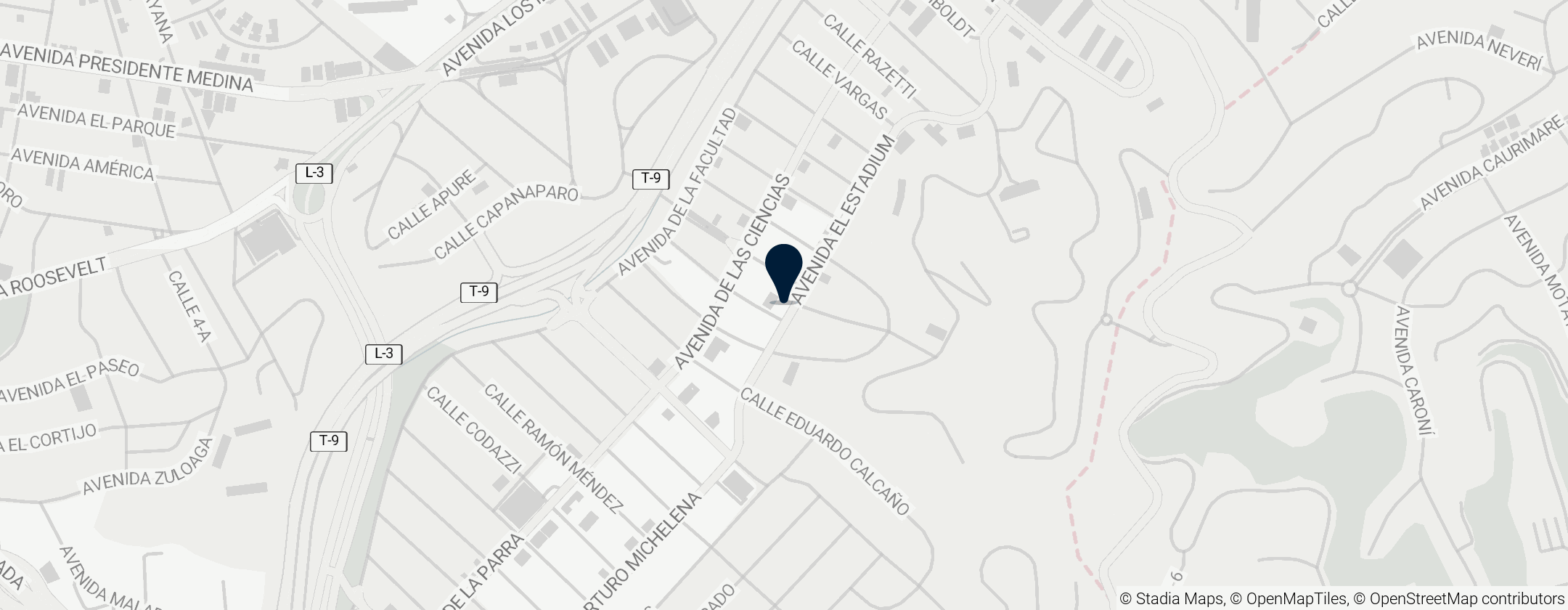 Map of Notaría Pública Cuadragésimo Quinta de Caracas (Municipio Libertador)