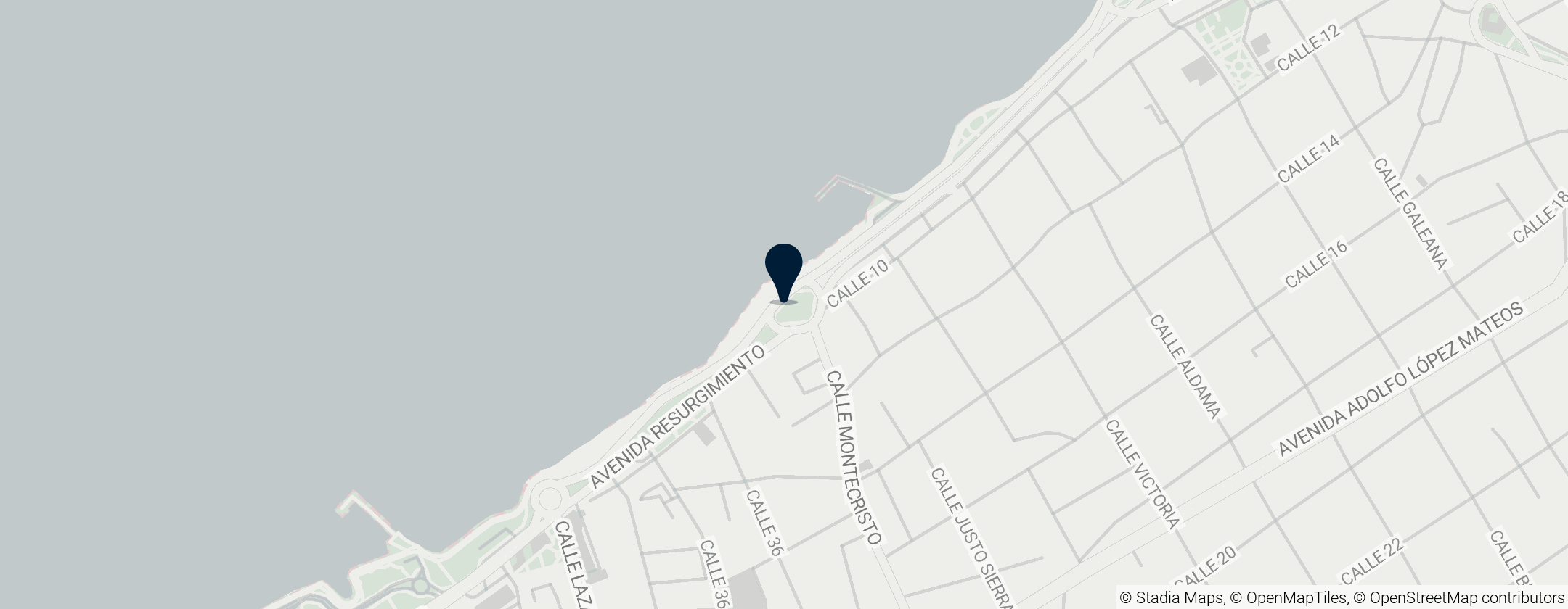 Map of Justo Sierra Méndez