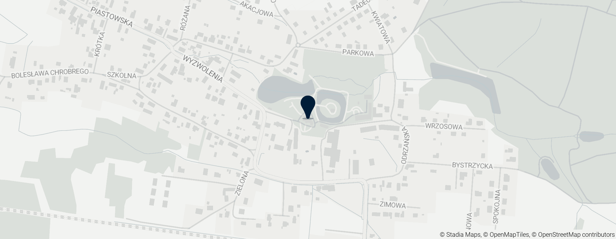 Map of Pałac w Mrozowie