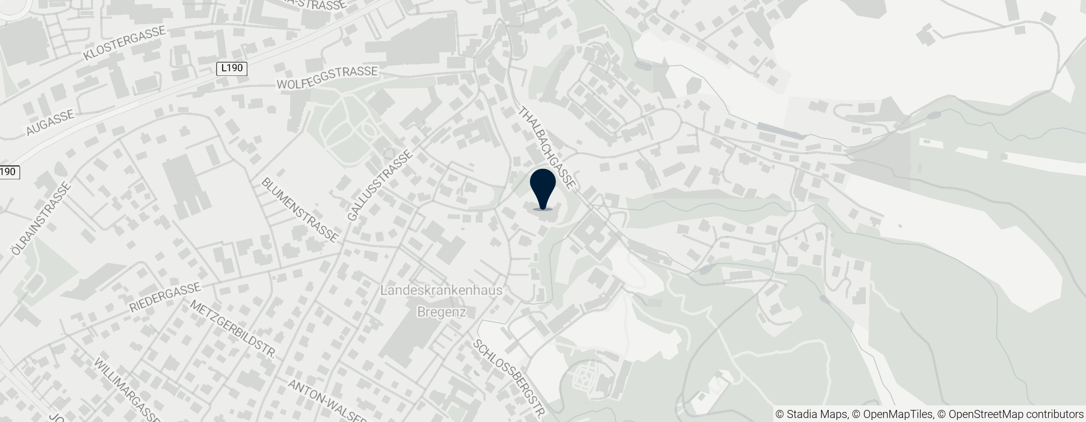 Map of Parish church of St. Gallus, Bregenz