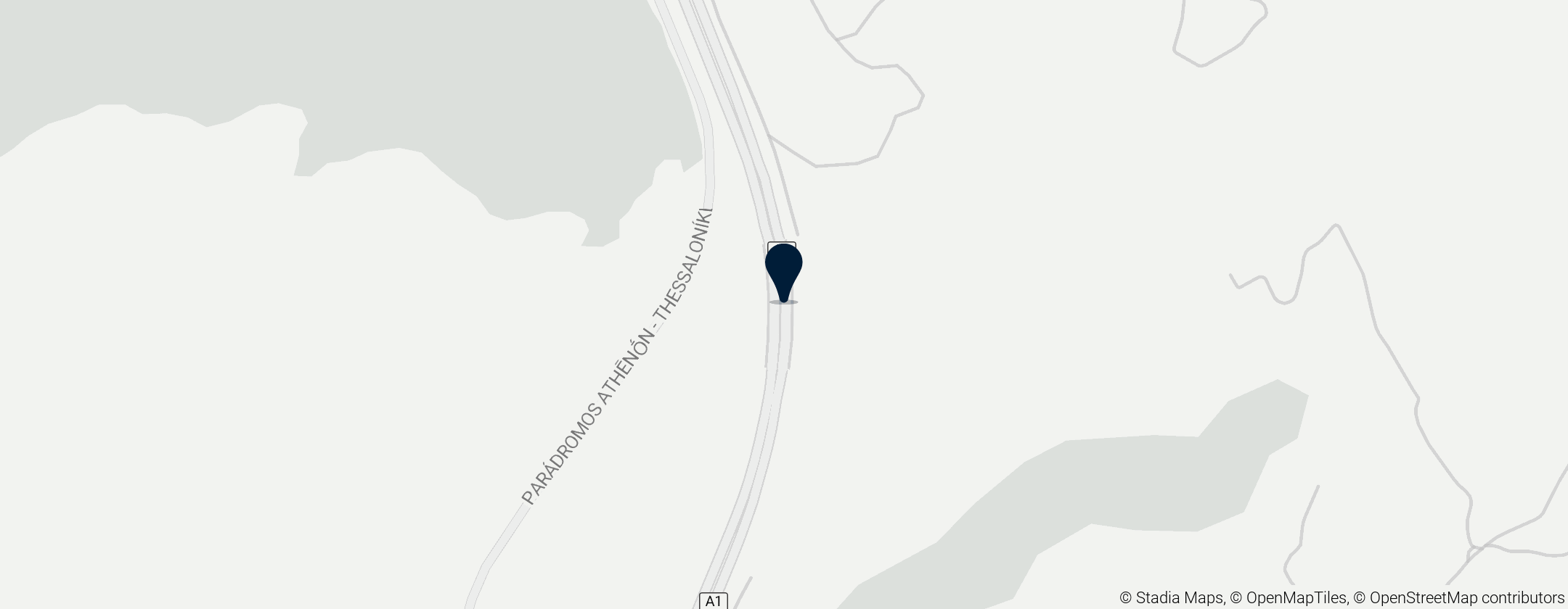 Map of Athens - Thessaloniki - Evzonoi