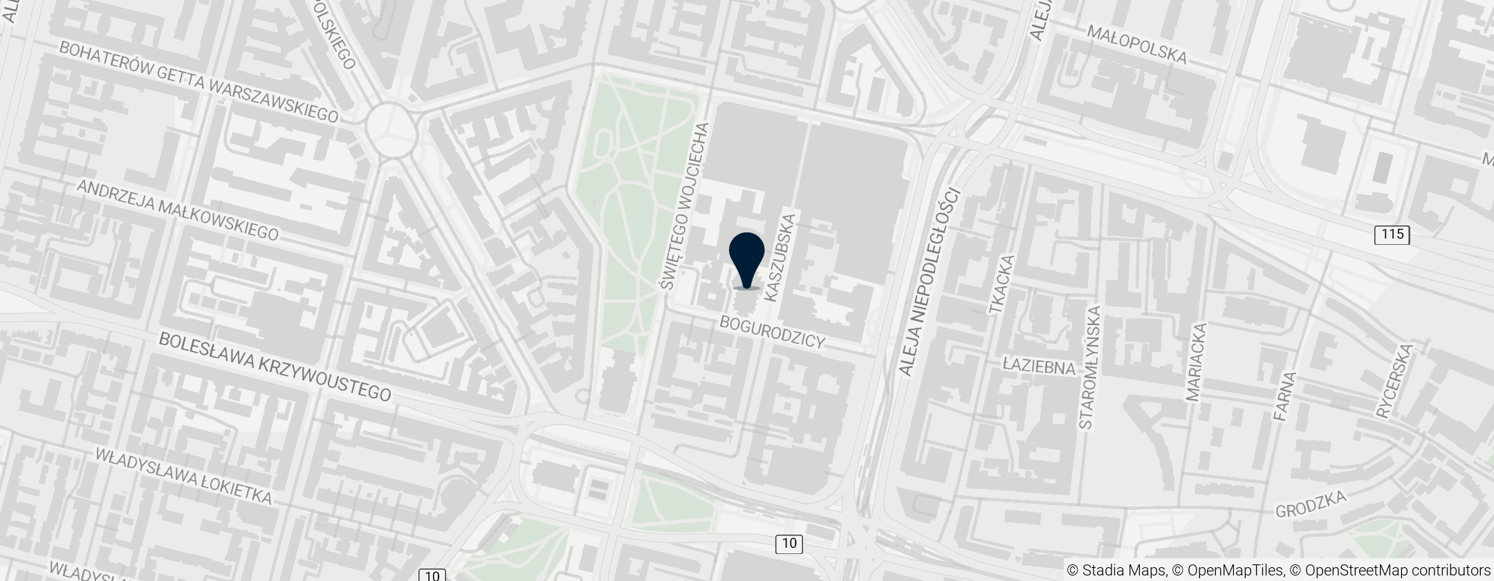 Map of Bazylika św. Jana Chrzciciela w Szczecinie